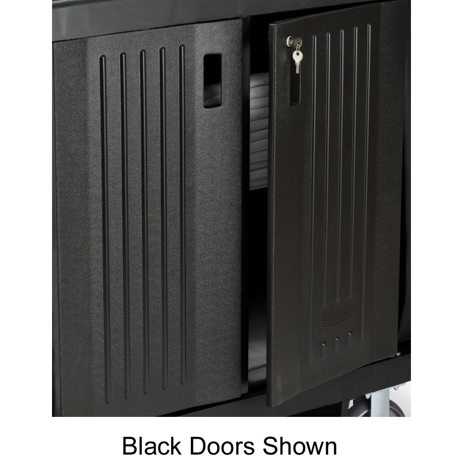 Rubbermaid Brown Locking Door Kit for Housekeeping Carts