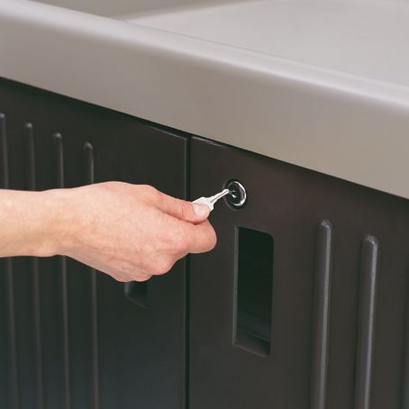 Rubbermaid Brown Locking Door Kit for Housekeeping Carts