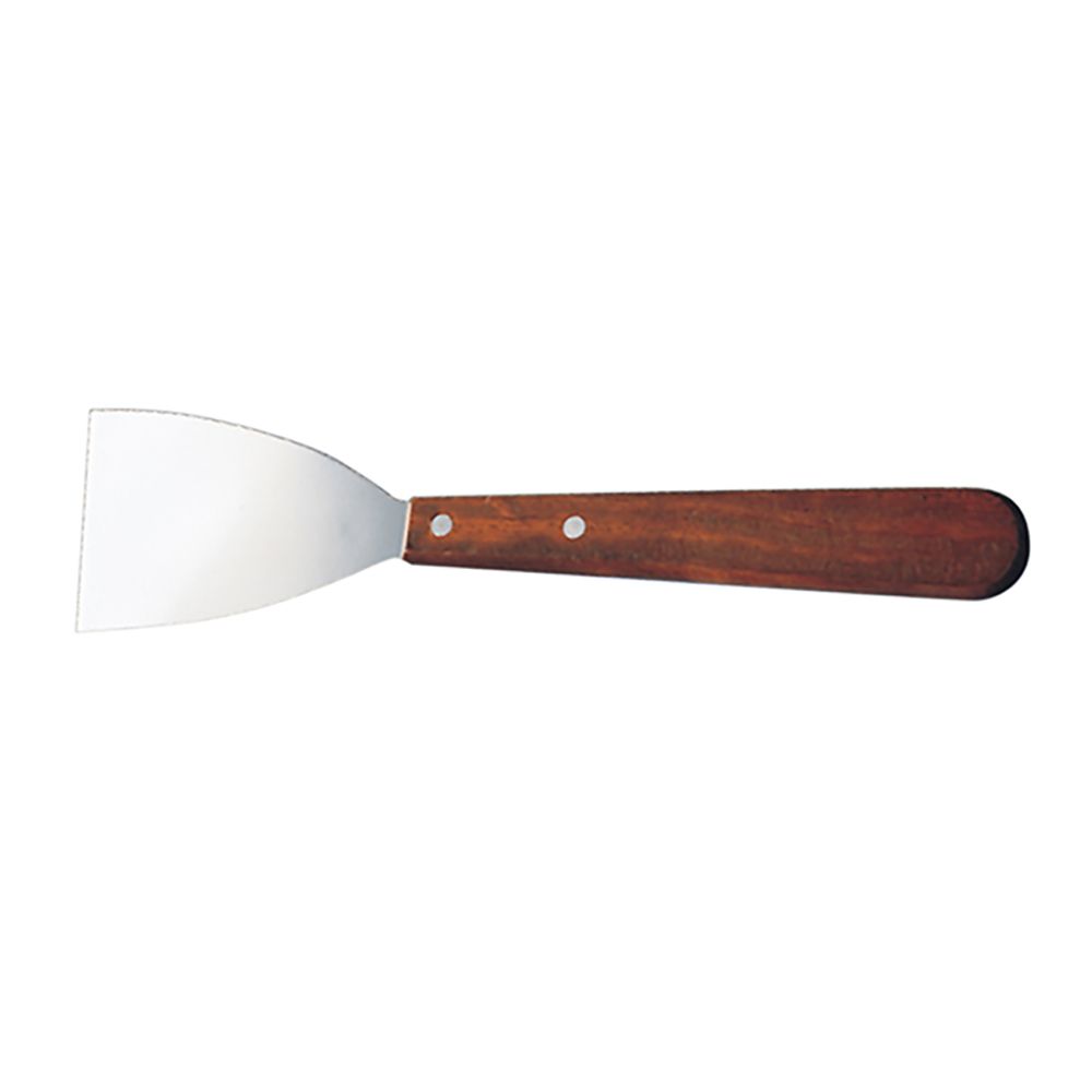 American Metalcraft Slanted Edge S/S Pan Scraper w/12 In Wooden Handle