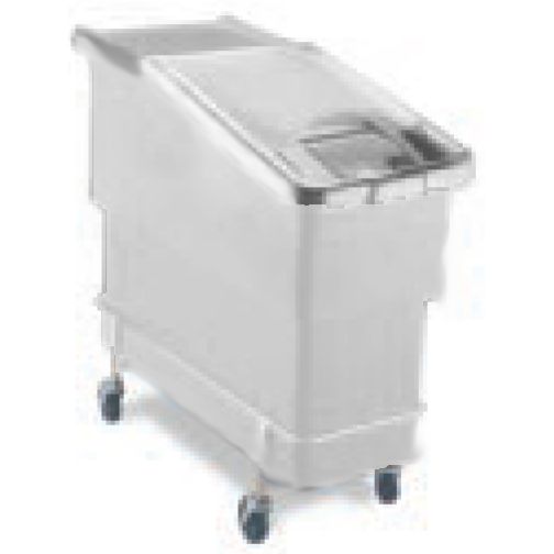 Complete Sloped-Front White Bin Assembly, 30"x13"x29"