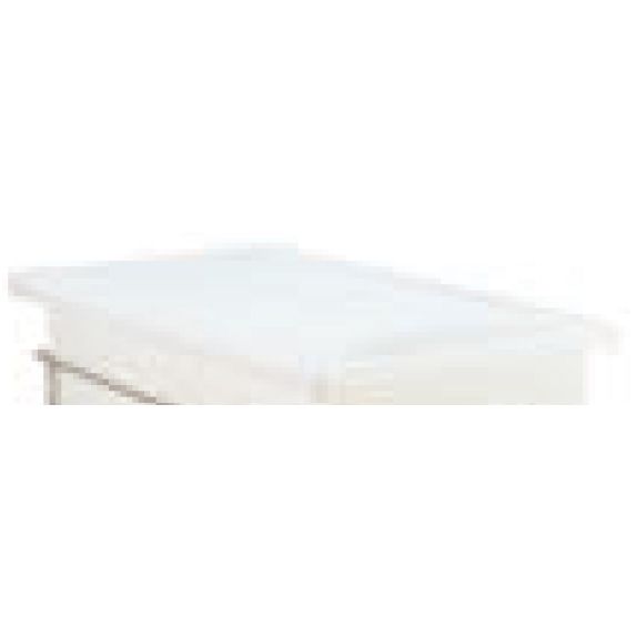 White Poly Cover For Mobile Bin, 29-1/4" x 18" X 2"