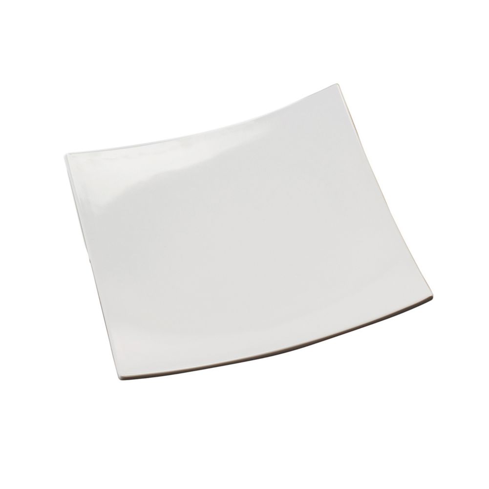 American Metalcraft Endurance&trade; White Melamine 12 In Square Plate