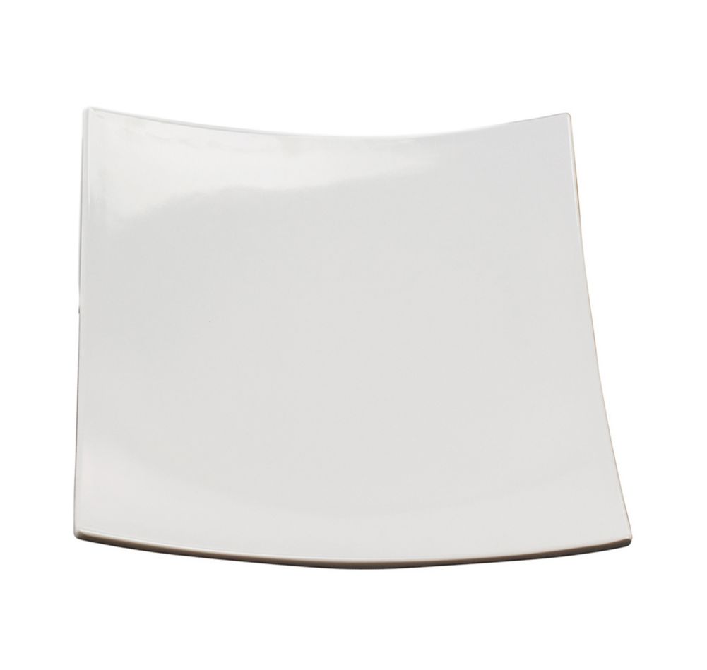 American Metalcraft Endurance&trade; White Melamine 16 In Square Plate