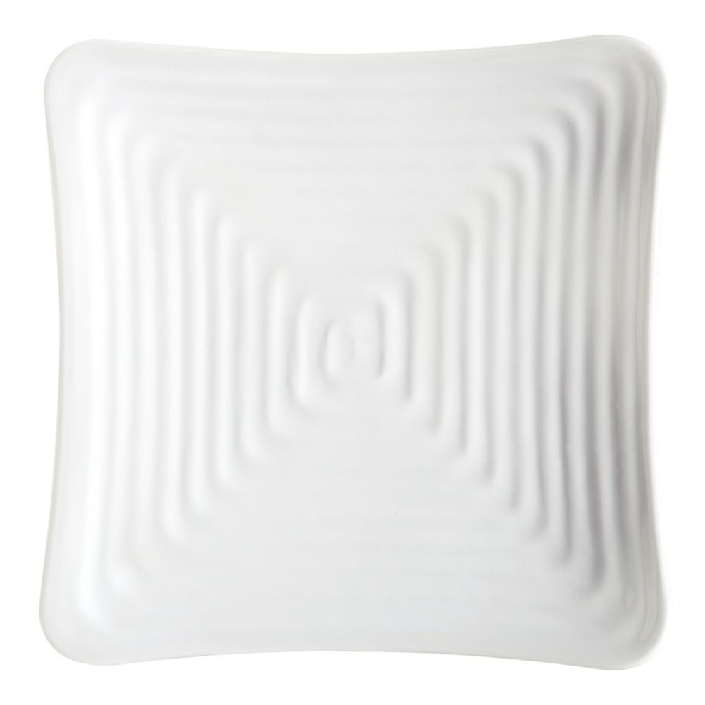 G.E.T. Milano&trade; White 10-1/4" Square Plate