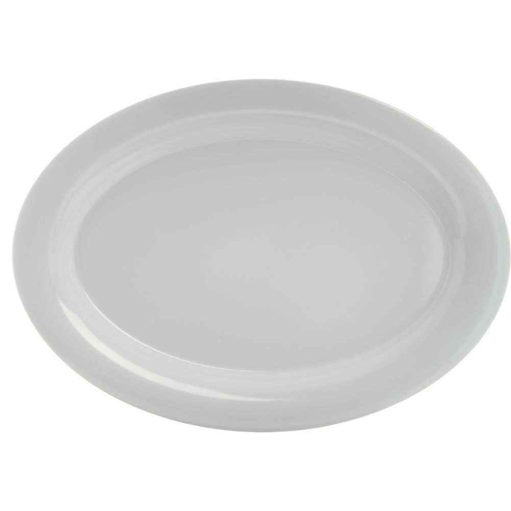 Carlisle&reg; Designer Displayware&trade; White Oval Platter