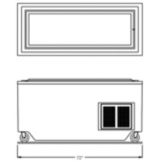 Randell&reg; Enclosed Base 72" Frost Top Unit