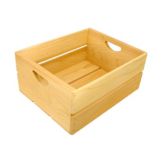 Crate Farm Natural Peach Crate w/ Clear Coat 16" x 12-1/2" x 7"