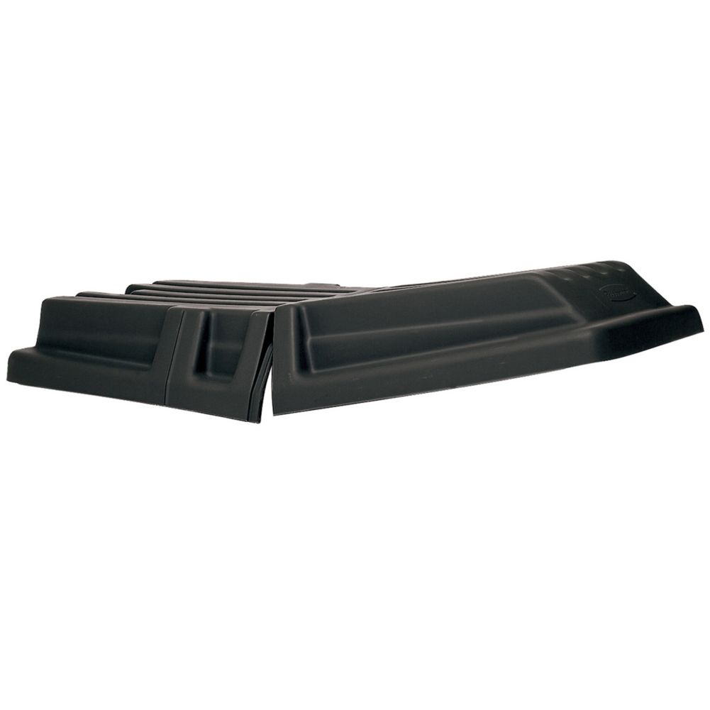 Rubbermaid Black Domed Hinged Lid for 1 cu yd Tilt Trucks