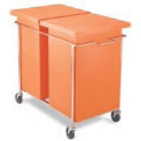 Nickel Frame W/ Four 519 Casters For Bin 424 C/A, 33x16-1/2x24-1/2