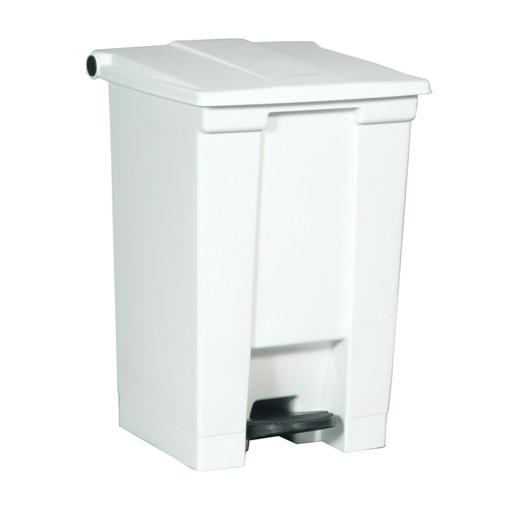 Rubbermaid White 12 gal Step-On Container