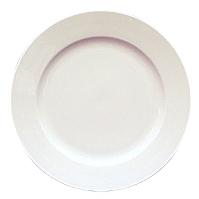 Homer Laughlin Ameriwhite&reg; Pristine&reg; Oro 9-5/8" Plate