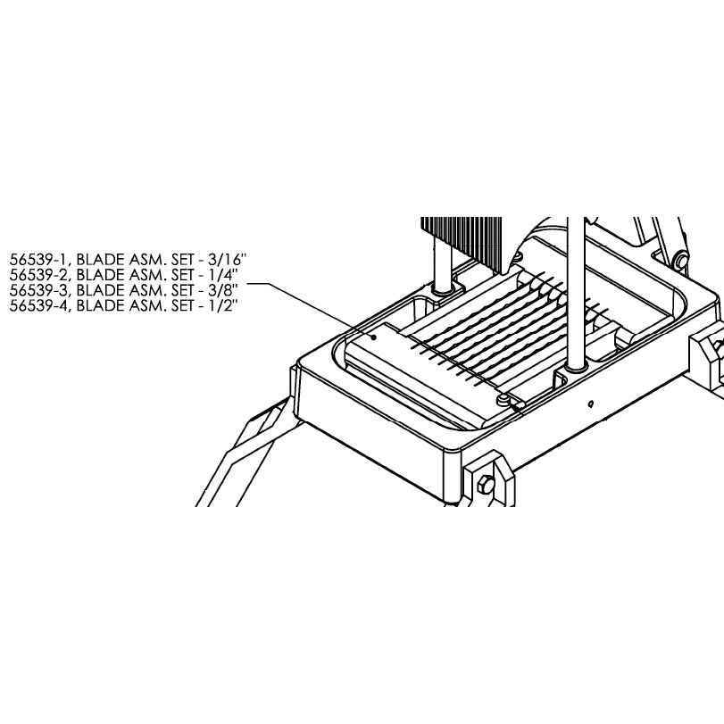 NEMCO Easy Onion Slicer&trade; II 56750-1 Replacement Blade Assembly