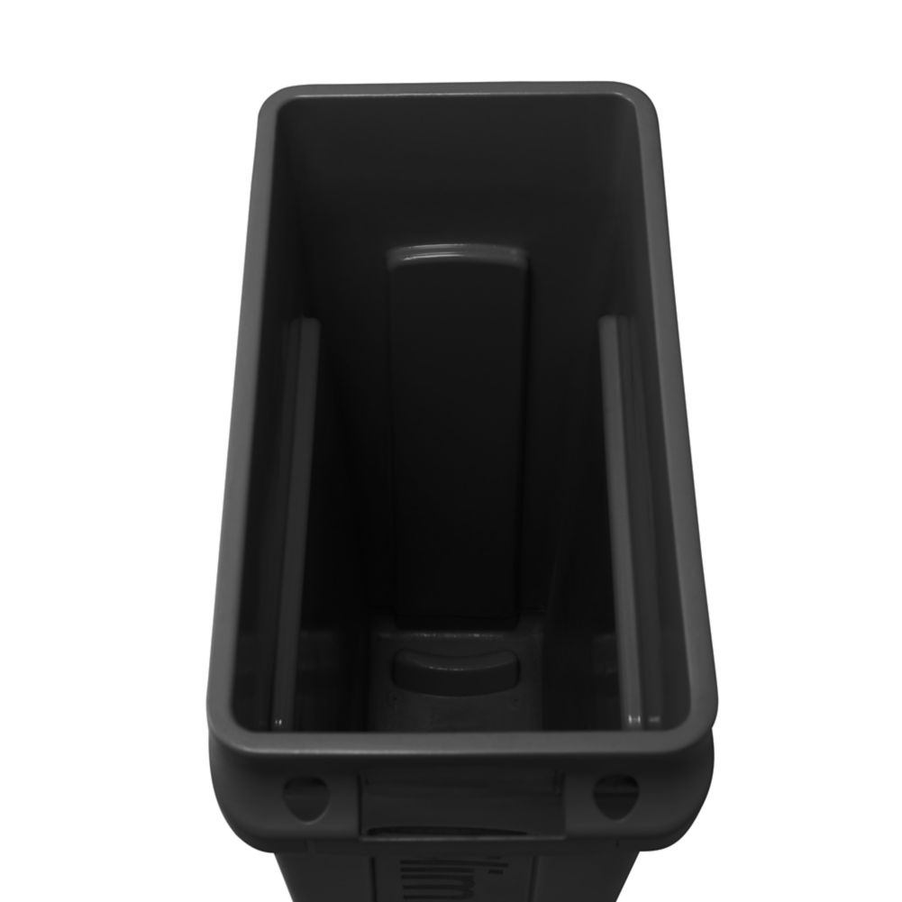 Rubbermaid Slim Jim&reg; Black Vented 23 Gal Container