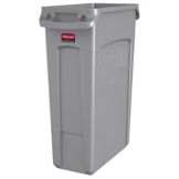 Rubbermaid&reg; Slim Jim&reg; Gray Vented 23 Gal Container