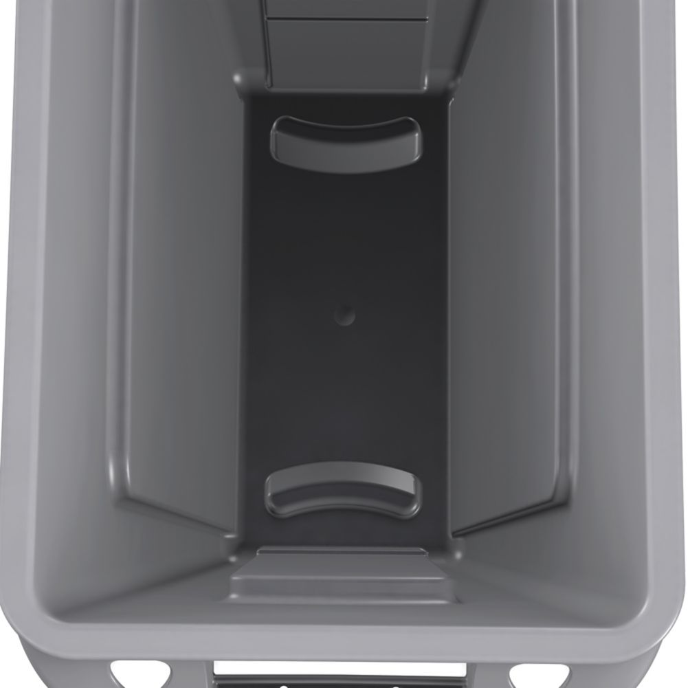 Rubbermaid&reg; Slim Jim&reg; Gray Vented 23 Gal Container