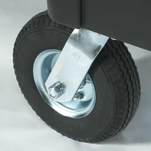 Pneumatic 8" Caster Kit f/ Rubbermaid Carts, Set of 4