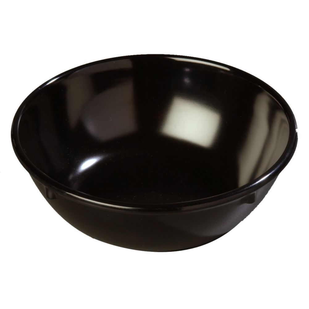Carlisle&reg; Dallas Ware&reg; 14 Oz. Black Nappie Bowl