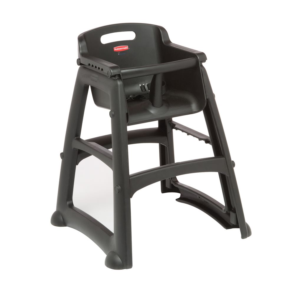Rubbermaid Sturdy Chair&trade; Black Youth Seat w/o Wheels