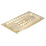 Carlisle Amber Lid w/ Handle for 1/3 Size Food Pan