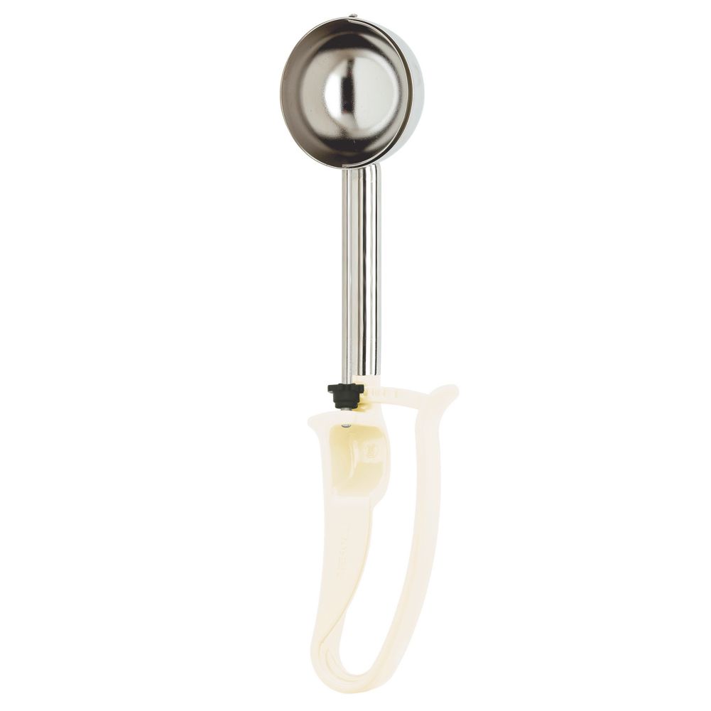 Zeroll&reg; #10 Universal EZ Ivory Handled Disher w/ Extended Length