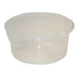 Rubbermaid Round Clear 2 Qt Storage Container