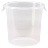 Rubbermaid Round Clear 4 Qt Storage Container