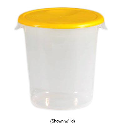 Rubbermaid Round Clear 8 Qt Storage Container