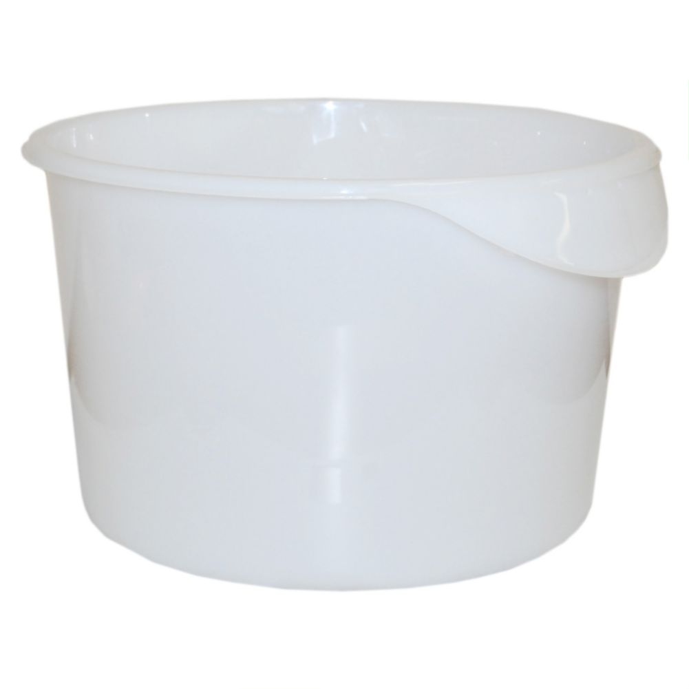Rubbermaid Round White 12 Qt Storage Container