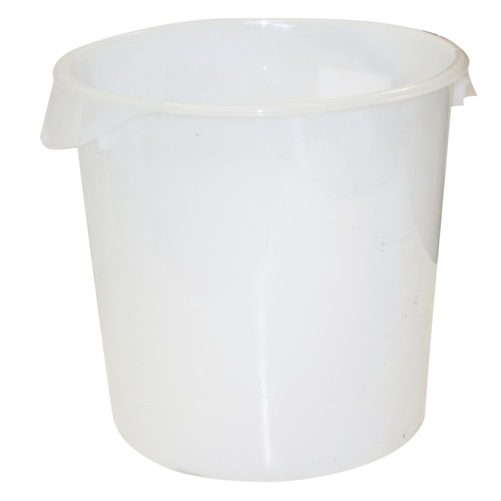 Rubbermaid Round White 18 Qt Storage Container