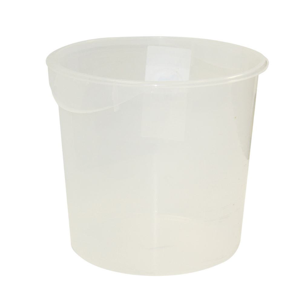Rubbermaid Round Clear 18 Qt Storage Container