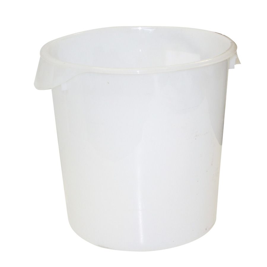 Rubbermaid Round White 22 Qt Storage Container