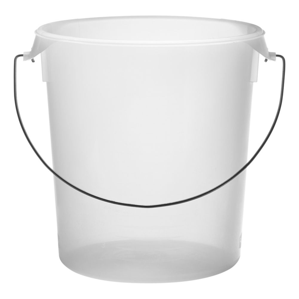 Rubbermaid Round Clear 22 Qt Storage Container w/ Bail