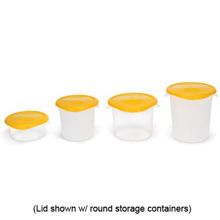 Rubbermaid Yellow Lid for 2-4 Qt Round Storage Containers