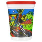 Fun Express "Kids Rule" Plastic Cups w/ Lids