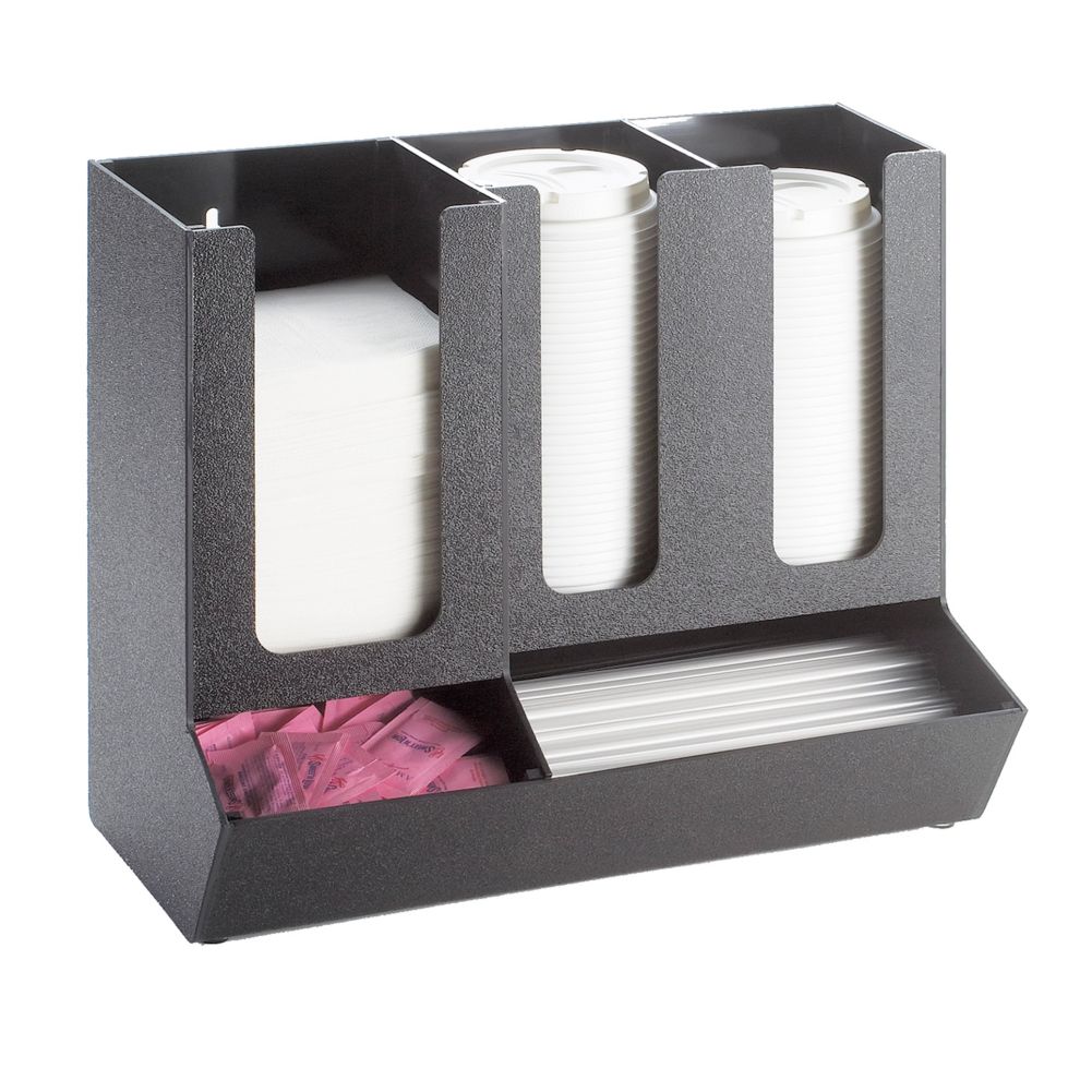 Cal-Mil&reg; (2) 4" and (1) 5" Straw and Lid Organizer