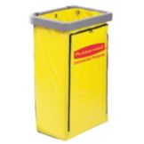 Rubbermaid Yellow Vinyl Zippered 20 Gal Bag for 6173-88 Cleaning Cart