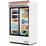True&reg; White 2-Sliding Door Refrigerated 41 Cu Ft Merchandiser