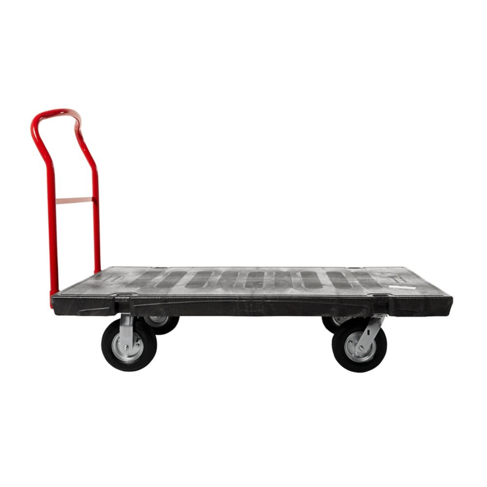 Rubbermaid&reg; Black Handle Platform Truck