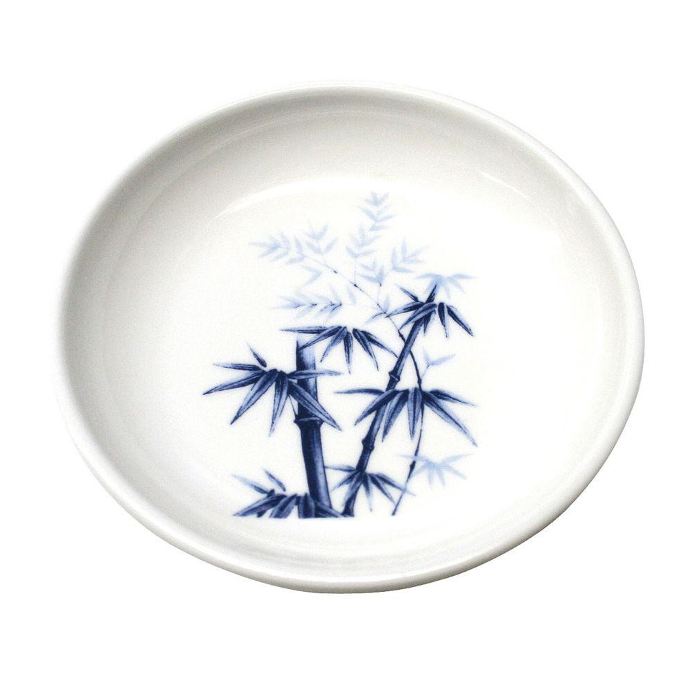 Korin Japanese Trading Blue Bamboo Soy Sauce Dish