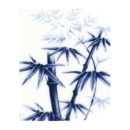 Korin Japanese Trading Blue Bamboo Soy Sauce Dish