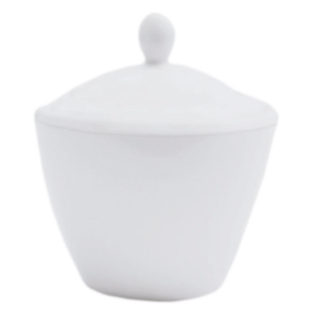 Steelite Performance Simplicity White Madison 7.5 Oz Covered Sugar Pot