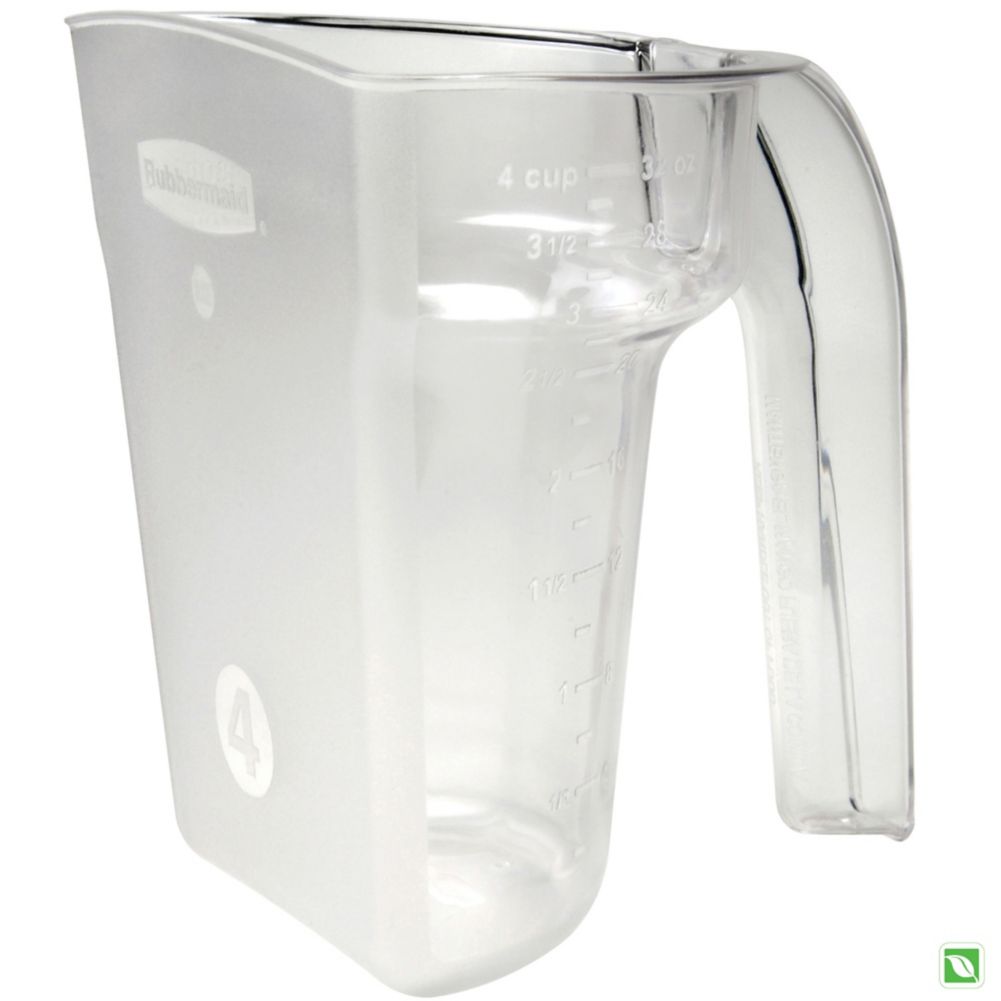 Rubbermaid Clear 4 cup Safety Portioning Scoop