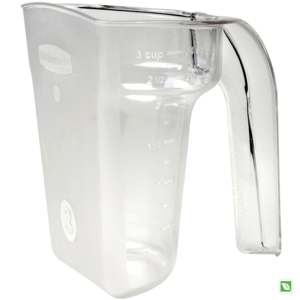 Rubbermaid Clear 3 cup Safety Portioning Scoop