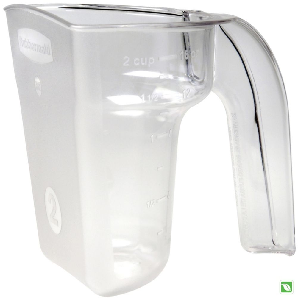 Rubbermaid Clear 2 cup Safety Portioning Scoop