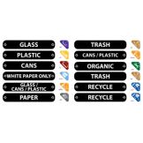 Rubbermaid 11-Piece Recycling Label Kit