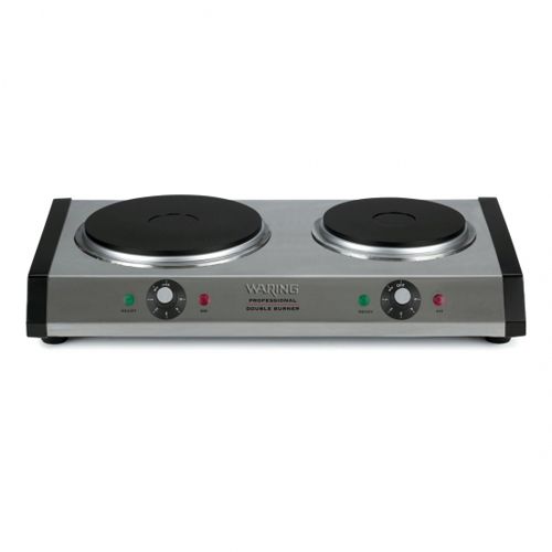 Waring&reg; 120V Cast Iron Double Burner
