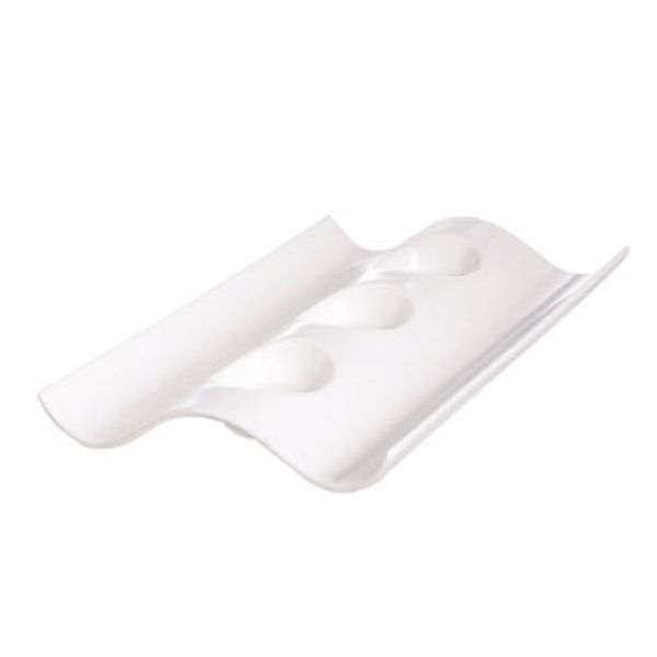 Cardinal Arcoroc Random Porcelain 12 x 8-1/4" Rectangular Plate
