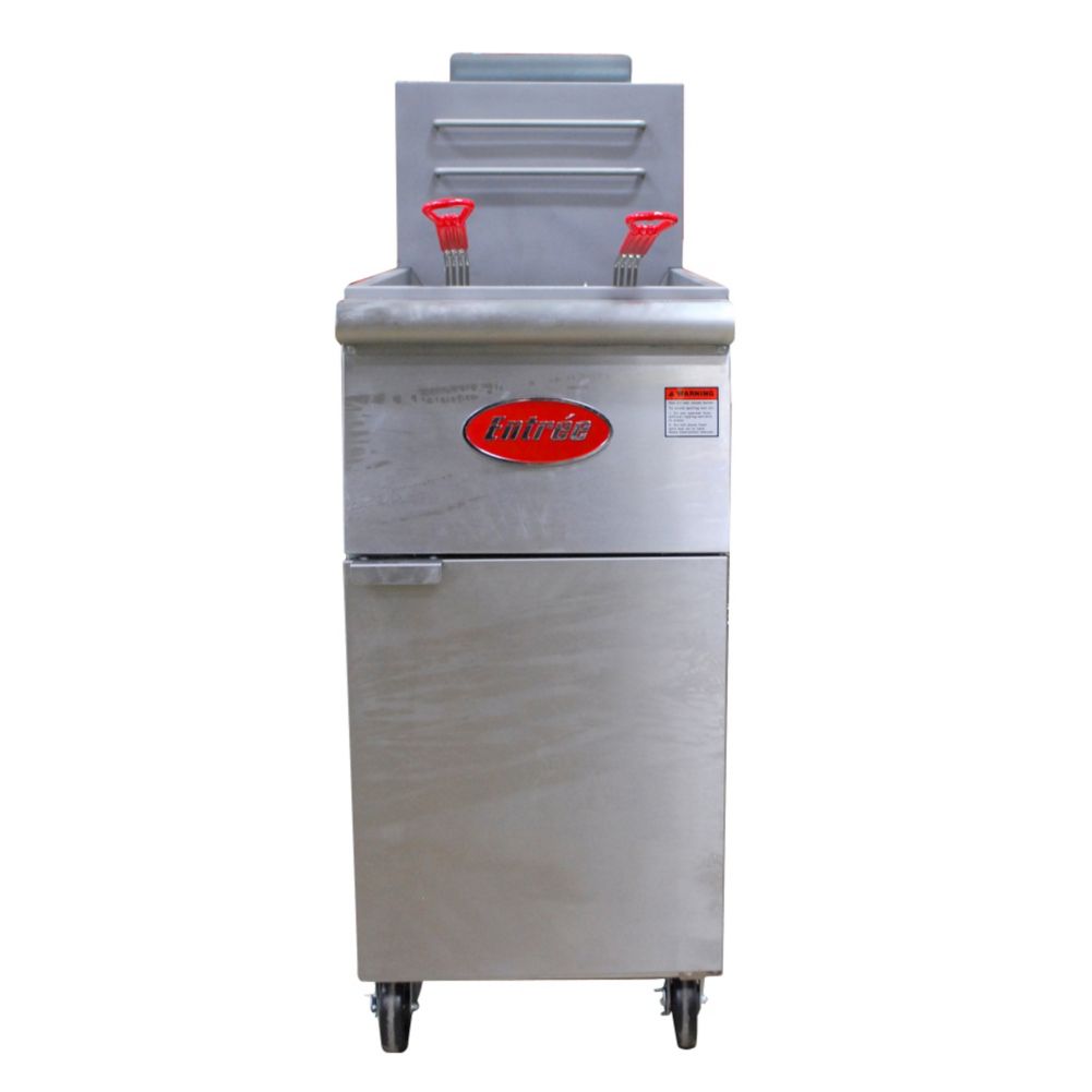 Entree Free-Standing 3-Tube Natural Gas Fryer
