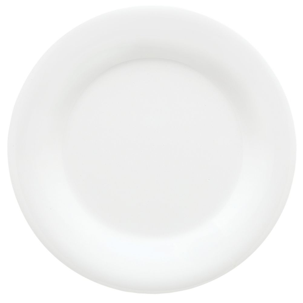 G.E.T. Diamond White&trade; Wide Rim 9" Melamine Plate