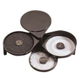 American Metalcraft Black Plastic 3-Compartment Margarita Rimmer